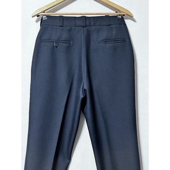 Flying Cross Black Straight Leg Pants Slacks Men's 34 Regular EUC Stretch - Picture 8 of 13